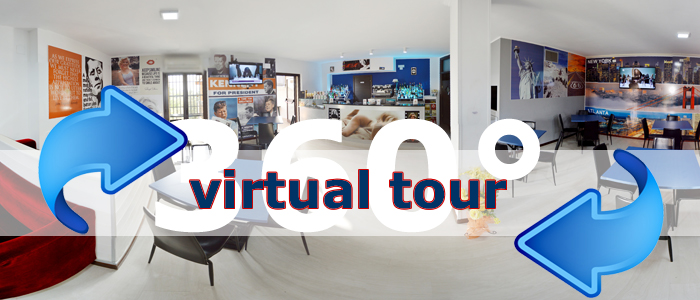 Click per visualizzare il Virtual Tour di JFK Lounge Bar